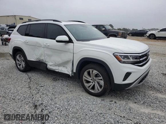 2023 Volkswagen Atlas SE with VIN 1V2JP2CA9PC520933, listed as a Copart auction lot 55444405 with 37,945 mi miles and Salvage title. Bid and sale history available at DreamBid. Image 4.