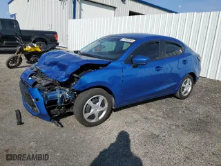 2019 Toyota Yaris Sedan L with VIN 3MYDLBYV7KY527905, listed as a Copart auction lot 73745764 with 47,108 mi miles and Salvage Title. Bid and sale history available at carsss.com. Image 1.