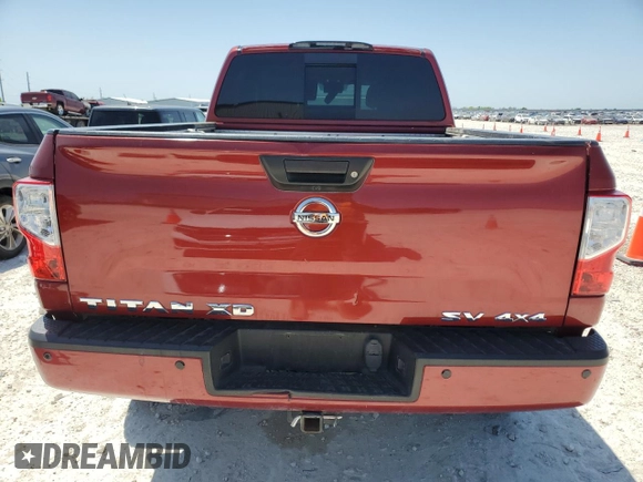 2017 Nissan Titan XD PRO-4X with VIN 1N6BA1F48HN516608, listed as a Copart auction lot 51453465 with 100,767 mi miles and Salvage Title. Bid and sale history available at carsss.com. Image 6.
