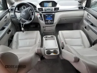 2014 Honda Odyssey EX-L with VIN 5FNRL5H68EB103941, listed as a Copart auction lot 60715095 with 109,013 mi miles and Salvage title. Bid and sale history available at DreamBid. Image 8.