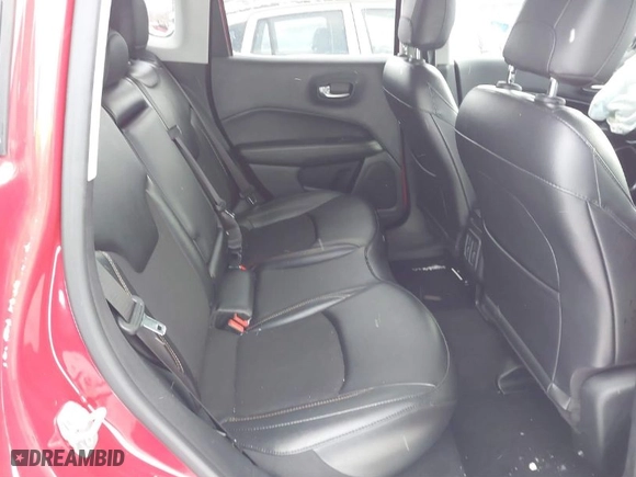 2020 Jeep Compass Latitude with VIN 3C4NJDBBXLT223825, listed as a IAAI auction lot 41254030 with 49,666 mi miles. Bid and sale history available at carsss.com. Image 8.