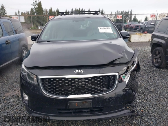 2016 Kia Sedona EX with VIN KNDMC5C11G6160910, listed as a IAAI auction lot 40905404 with 105,523 mi miles. Bid and sale history available at carsss.com. Image 12.