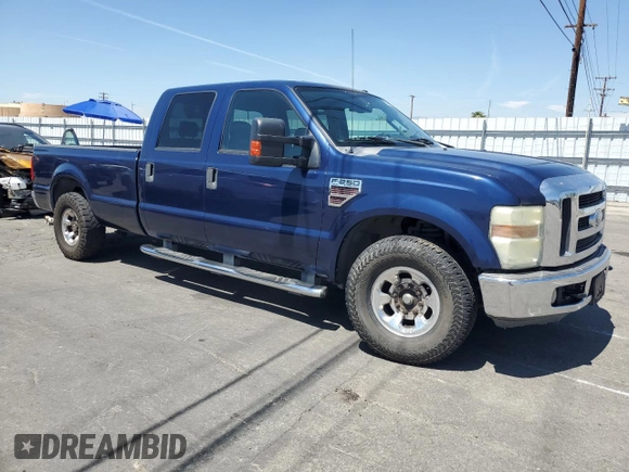 2008 Ford F-250 XL with VIN 1FTSW20R18EB10619, listed as a Copart auction lot 52828705 with 162,587 mi miles and Clean title. Bid and sale history available at DreamBid. Image 4.
