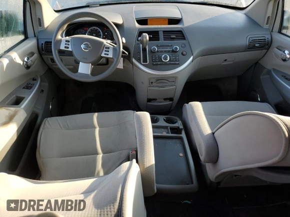 2007 Nissan Quest S with VIN 5N1BV28U87N117833, listed as a Copart auction lot 43357885 with 160,808 mi miles and Salvage Title. Bid and sale history available at carsss.com. Image 8.