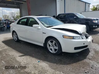 2004 Acura TL with VIN 19UUA66284A046588, listed as a Copart auction lot 47814095 with 152,355 mi miles and Salvage Title. Bid and sale history available at carsss.com. Image 4.