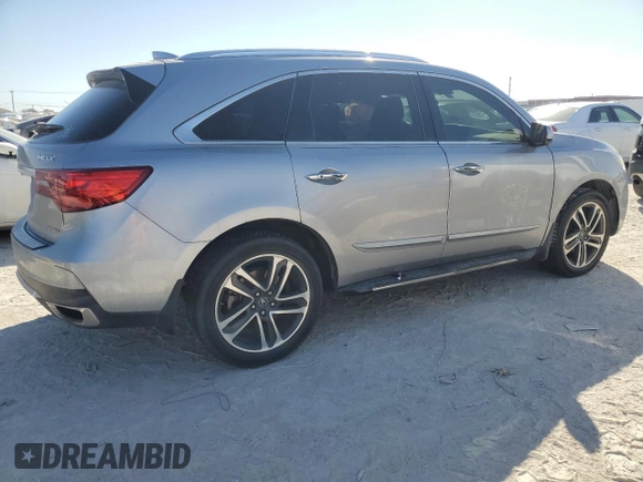 2017 Acura MDX w/Advance Pkg with VIN 5FRYD4H83HB002409, listed as a Copart auction lot 46535175 with 60,819 mi miles and Salvage Title. Bid and sale history available at carsss.com. Image 3.