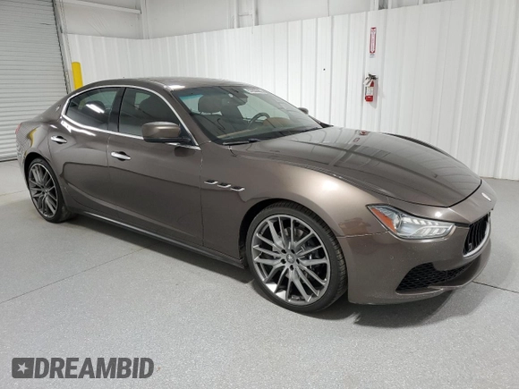2016 Maserati Ghibli S Q4 with VIN ZAM57RTA4G1168220, listed as a Copart auction lot 57850955 with 126,378 mi miles and Clean title. Bid and sale history available at DreamBid. Image 4.