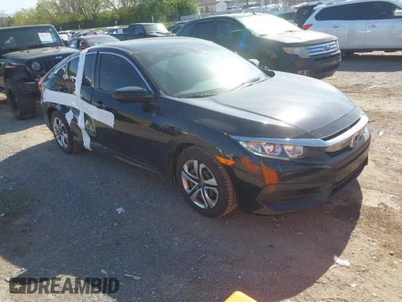 2018 Honda Civic LX with VIN 2HGFC2F52JH561461, listed as a IAAI auction lot 42030164 with 125,875 mi miles. Bid and sale history available at carsss.com. Image 1.