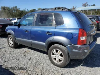 2007 Hyundai Tucson SE with VIN KM8JN12D37U671575, listed as a Copart auction lot 75010934 with 160,661 mi miles and Salvage Title. Bid and sale history available at carsss.com. Image 2.