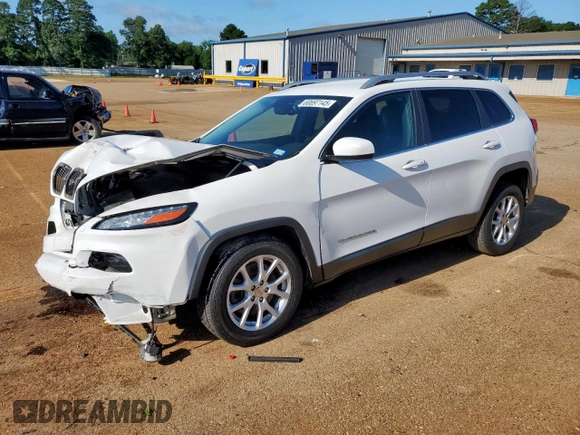 2016 Jeep Cherokee Latitude with VIN 1C4PJLCB8GW125748, listed as a Copart auction lot 60697145 with 118,276 mi miles and Salvage title. Bid and sale history available at DreamBid. Image 1.