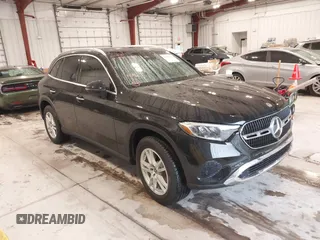 2025 Mercedes-Benz GLC with VIN W1NKM4HB8SF291642, listed as a IAAI auction lot 41397382 with 209 mi miles. Bid and sale history available at carsss.com. Image 1.