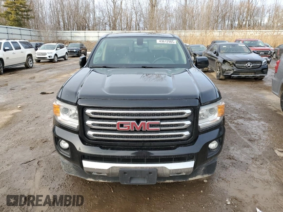 2017 GMC Canyon 4WD SLE with VIN 1GTG6CEN6H1146427, listed as a Copart auction lot 43612985 with 160,031 mi miles and Clean Title. Bid and sale history available at carsss.com. Image 5.