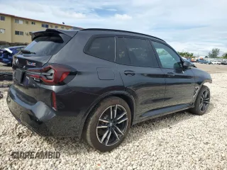 2022 BMW X3 M with VIN 5YM13EC04N9J34797, listed as a Copart auction lot 58901924 with 4,059 mi miles and Non Repairable. Bid and sale history available at carsss.com. Image 3.