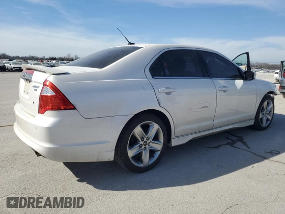 2012 Ford Fusion SPORT with VIN 3FAHP0DC0CR172218, listed as a Copart auction lot 46711535 with 289,274 mi miles and Salvage Title. Bid and sale history available at carsss.com. Image 3.