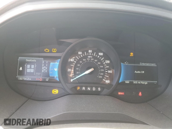 2024 Ford Edge SE with VIN 2FMPK4G99RBB26658, listed as a Copart auction lot 55584815 with 32,754 mi miles and Salvage title. Bid and sale history available at DreamBid. Image 9.