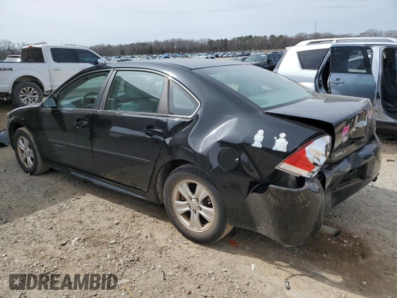 2013 Chevrolet Impala LS with VIN 2G1WF5E31D1166670, listed as a Copart auction lot 48392295 with 259,540 mi miles and Salvage Title. Bid and sale history available at DreamBid. Image 2.
