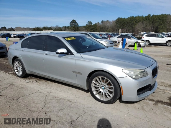 2014 BMW 7 Series ALPINA B7 with VIN WBAYE8C54ED135263, listed as a Copart auction lot 46452435 with 138,731 mi miles and Salvage title. Bid and sale history available at DreamBid. Image 4.