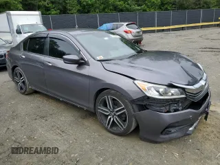 2016 Honda Accord Sport with VIN 1HGCR2F55GA116883, listed as a Copart auction lot 57898515 with 233,007 mi miles and Salvage title. Bid and sale history available at DreamBid. Image 4.
