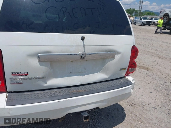 2007 Dodge Durango SLT with VIN 1D8HD48P97F505866, listed as a IAAI auction lot 42446196 with 284,214 mi miles and . Bid and sale history available at DreamBid. Image 11.