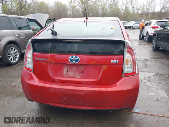 2014 Toyota Prius Four with VIN JTDKN3DU7E1832736, listed as a IAAI auction lot 41936543 with 106,755 mi miles and . Bid and sale history available at DreamBid. Image 16.