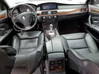 2008 BMW 5 Series 528i with VIN WBANU53588CT03677, listed as a Copart auction lot 49956525 with 183,194 mi miles and Salvage Title. Bid and sale history available at carsss.com. Image 8.