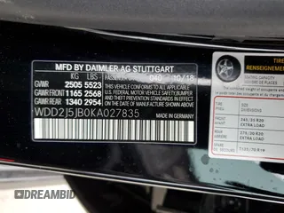 2019 Mercedes-Benz CLS 450 с VIN WDD2J5JB0KA027835, выставлен на аукционе Copart как лот 49261875 с пробегом 93 273 миль миль и Списание • Salvage title. История ставок и продаж доступна на DreamBid. Изображение 12.