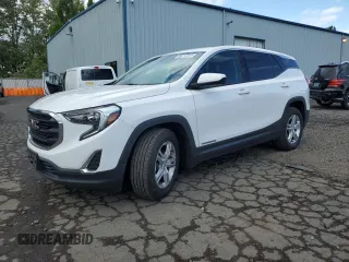 2019 GMC Terrain SLE z VIN 3GKALMEV8KL389729, wystawiony jako Copart lot #57988685 z przebiegiem 139 241 mil mil oraz Czysty tytuł • Clean title. Historia ofert i sprzedaży dostępna na DreamBid. Obrazek 1.