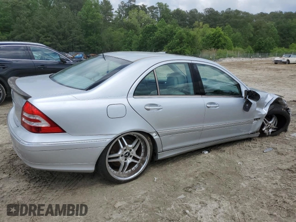2006 Mercedes-Benz C 280 Luxury with VIN WDBRF54H56A871433, listed as a Copart auction lot 57302905 with 127,105 mi miles and Salvage title. Bid and sale history available at DreamBid. Image 3.