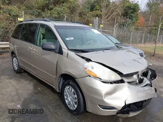 2006 Toyota Sienna CE with VIN 5TDZA23CX6S423583, listed as a IAAI auction lot 40900683 with 223,424 mi miles and . Bid and sale history available at DreamBid. Image 1.