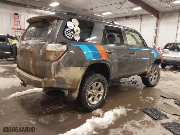 2019 Toyota 4Runner SR5 with VIN JTEBU5JR0K5620419, listed as a IAAI auction lot 41390848 with 93,507 mi miles. Bid and sale history available at carsss.com. Image 4.