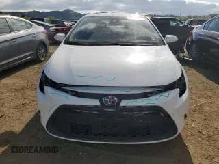 2022 Toyota Corolla Hybrid LE with VIN JTDEAMDE4NJ042155, listed as a Copart auction lot 53845215 with 28,254 mi miles and Salvage Title. Bid and sale history available at carsss.com. Image 5.