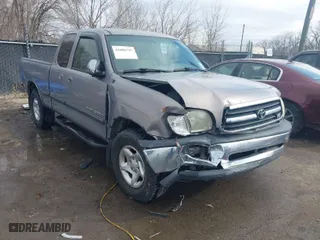 2002 Toyota Tundra SR5 with VIN 5TBRT34132S258458, listed as a IAAI auction lot 41686200 with 65,838 mi miles. Bid and sale history available at carsss.com. Image 1.