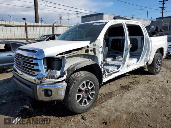 2018 Toyota Tundra 2WD SR5 with VIN 5TFEY5F18JX232852, listed as a Copart auction lot 48261275 with 88,532 mi miles and Salvage Title. Bid and sale history available at carsss.com. Image 1.