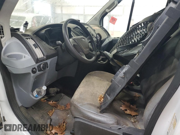 2019 Ford Transit z VIN 1FTYE2CM0KKB50468, wystawiony jako Copart lot #57420265 z przebiegiem Nie podano mil oraz Czysty tytuł • Clean title. Historia ofert i sprzedaży dostępna na DreamBid. Obrazek 7.