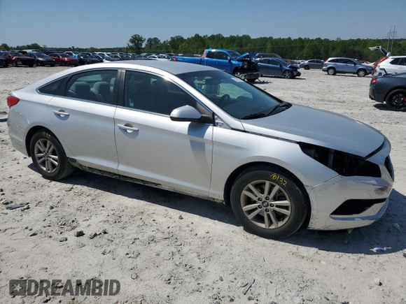 2016 Hyundai Sonata SE with VIN 5NPE24AF1GH294970, listed as a Copart auction lot 53002215 with 167,399 mi miles and Salvage Title. Bid and sale history available at DreamBid. Image 4.