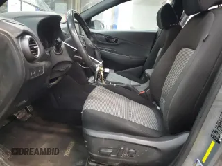2021 Hyundai Kona Night Edition with VIN KM8K6CA5XMU710083, listed as a Copart auction lot 47118915 with 71,034 mi miles and Salvage Title. Bid and sale history available at DreamBid. Image 7.