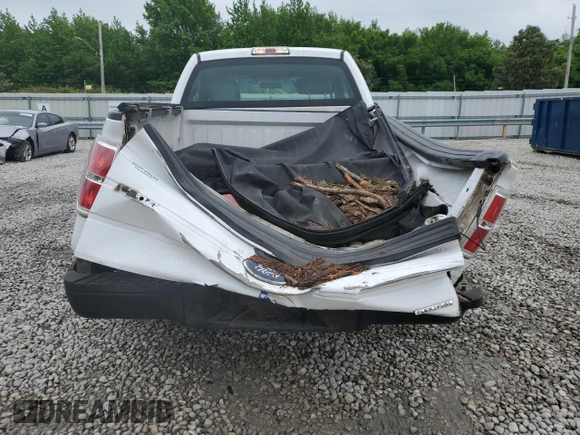 2014 Ford F-150 XL with VIN 1FTMF1CM4EKF93944, listed as a Copart auction lot 56113445 with 153,263 mi miles and Salvage title. Bid and sale history available at DreamBid. Image 6.