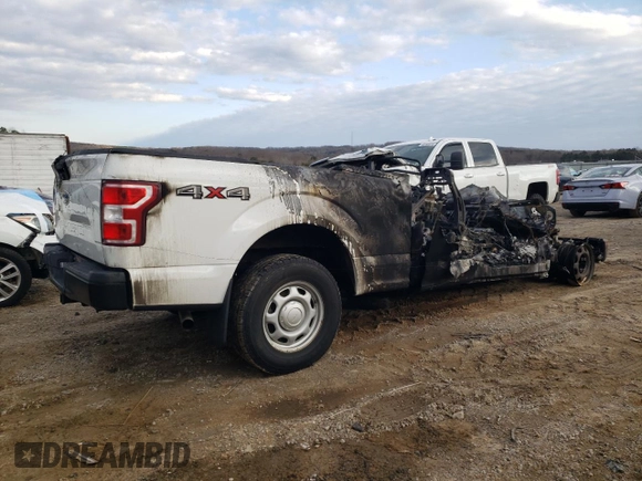 2020 Ford F-150 XL with VIN 1FTEX1EB0LFB69485, listed as a Copart auction lot 42568565 with 0 mi miles and Non Repairable. Bid and sale history available at carsss.com. Image 3.