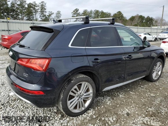 2018 Audi Q5 Premium Plus with VIN WA1BNAFY1J2015796, listed as a Copart auction lot 71824012 with 47,800 mi miles. Bid and sale history available at carsss.com. Image 3.