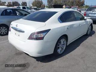 2014 Nissan Maxima S with VIN 1N4AA5AP7EC460858, listed as a IAAI auction lot 42264872 with 131,138 mi miles and . Bid and sale history available at DreamBid. Image 4.