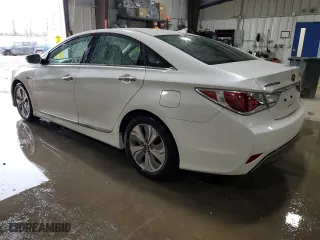2013 Hyundai Sonata Hybrid with VIN KMHEC4A44DA080680, listed as a Copart auction lot 44304545 with 86,587 mi miles and Salvage Title. Bid and sale history available at carsss.com. Image 2.