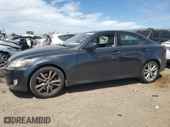 2007 Lexus IS 350 with VIN JTHBE262X72012801, listed as a Copart auction lot 52799505 with 147,640 mi miles and Salvage Title. Bid and sale history available at DreamBid. Image 1.