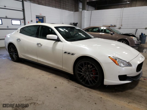2016 Maserati Quattroporte S with VIN ZAM56RPA4G1184365, listed as a Copart auction lot 68788532 with 84,984 mi miles. Bid and sale history available at carsss.com. Image 4.