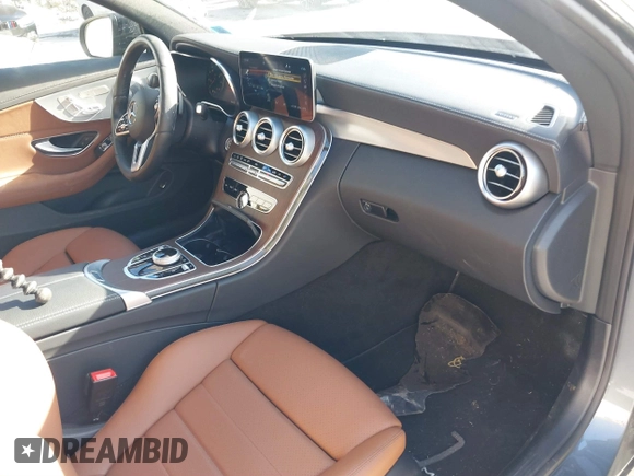 2023 Mercedes-Benz C 300 with VIN W1KWJ8EB8PG128462, listed as a IAAI auction lot 41463281 with 18,590 mi miles and . Bid and sale history available at DreamBid. Image 5.