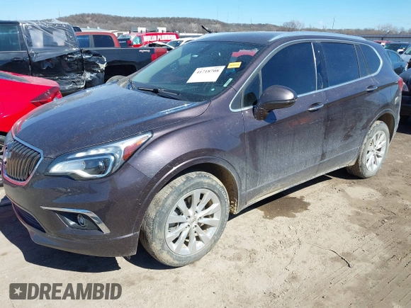 2017 Buick Envision Essence with VIN LRBFXDSA4HD152109, listed as a IAAI auction lot 41718708 with 134,784 mi miles and . Bid and sale history available at carsss.com. Image 21.