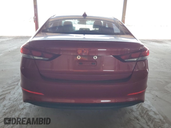 2017 Hyundai Elantra SE with VIN KMHD74LF6HU282102, listed as a Copart auction lot 57841005 with 94,024 mi miles and Salvage title. Bid and sale history available at DreamBid. Image 6.
