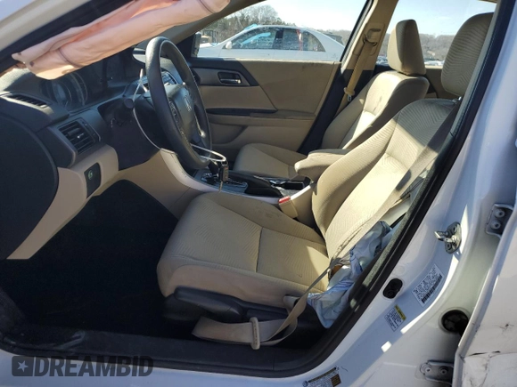2015 Honda Accord Sedan LX with VIN 1HGCR2F30FA182450, listed as a Copart auction lot 46618085 with 143,876 mi miles and Salvage Title. Bid and sale history available at carsss.com. Image 7.