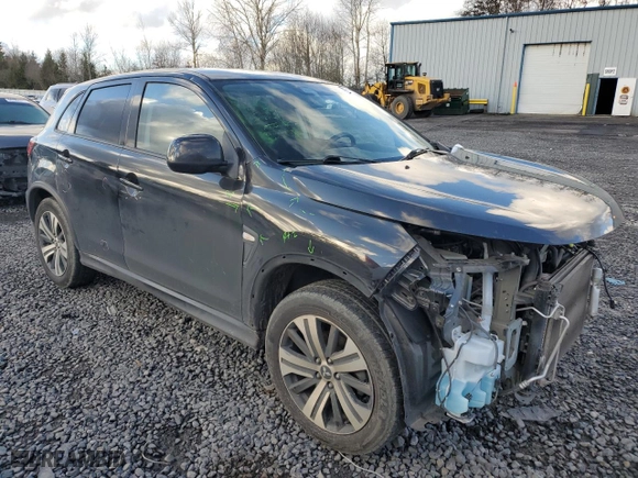 2021 Mitsubishi Outlander Sport ES with VIN JA4APUAU6MU016902, listed as a Copart auction lot 87089414 with 74,688 mi miles and Salvage Title. Bid and sale history available at carsss.com. Image 4.