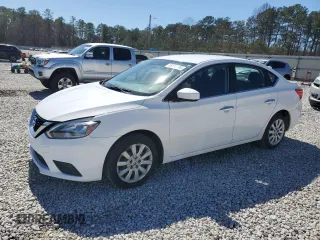 2019 Nissan Sentra SV with VIN 3N1AB7AP4KY206100, listed as a Copart auction lot 48016145 with 153,436 mi miles and Salvage Title. Bid and sale history available at carsss.com. Image 1.