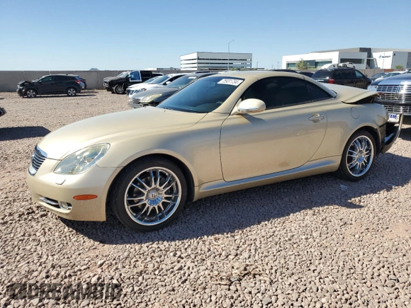 2006 Lexus SC 430 with VIN JTHFN48Y669007583, listed as a Copart auction lot 75931734 with 92,044 mi miles and Salvage Title. Bid and sale history available at DreamBid. Image 1.